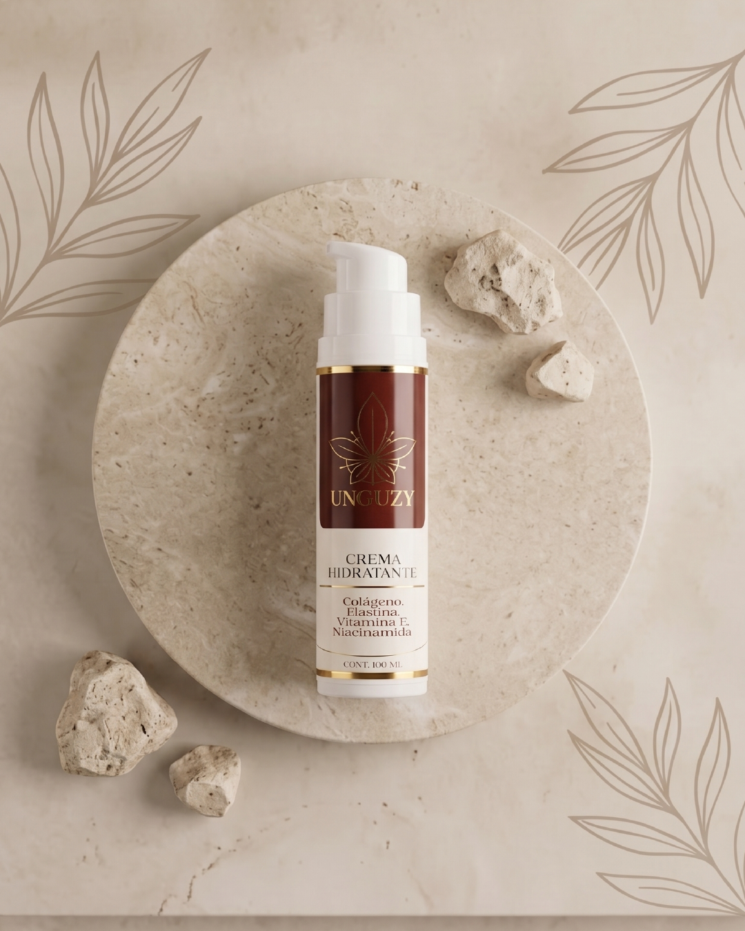 Crema Hidratante de Colágeno, Elastina, Vitamina E y Niacinamida